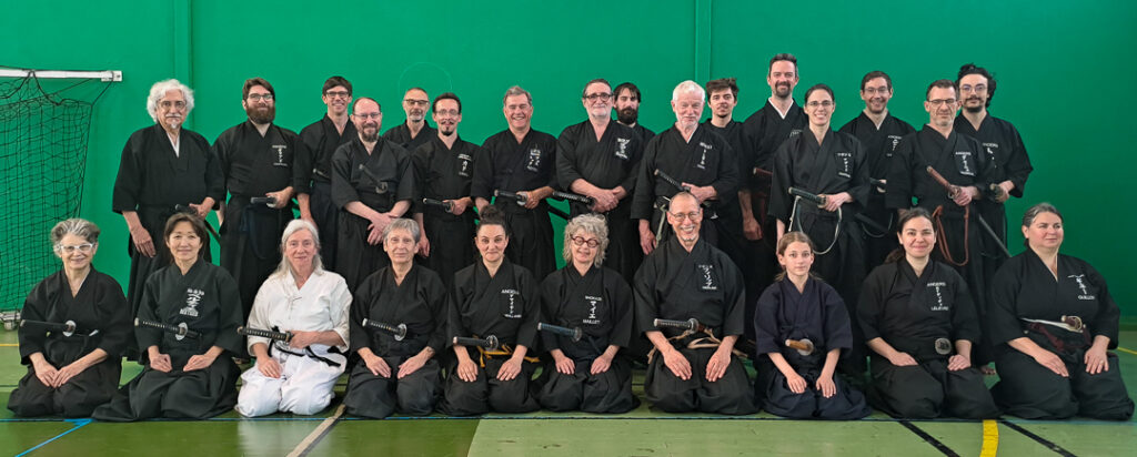 Photo de groupe au stage